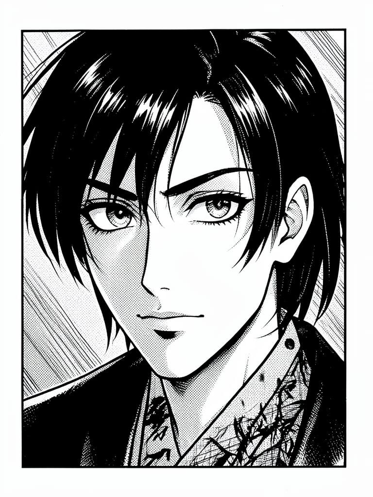 Japanese Manga style sample