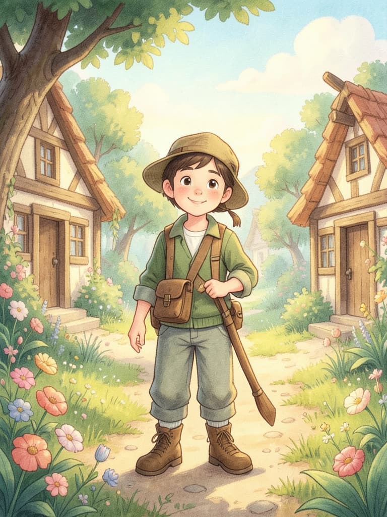 Hand-Painted Animation style sample