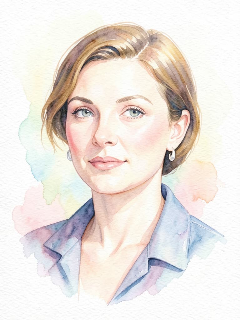 Watercolor style sample